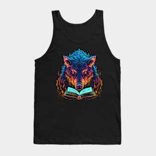 Wild Boar Reads Book Tank Top